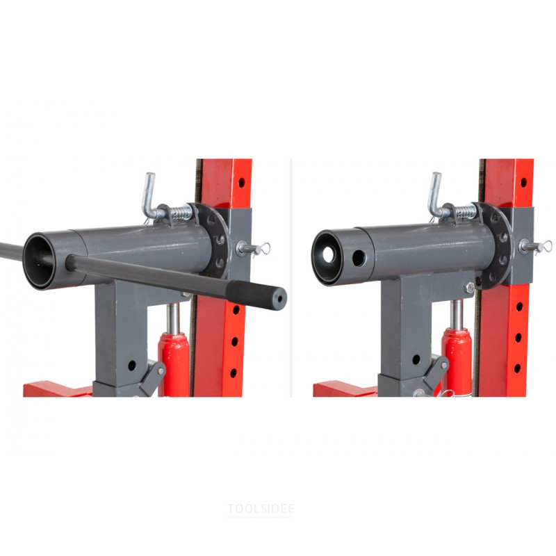 Vipbar brokonstruktion 360° 2 t mobile hjul 200 mm MW Tools