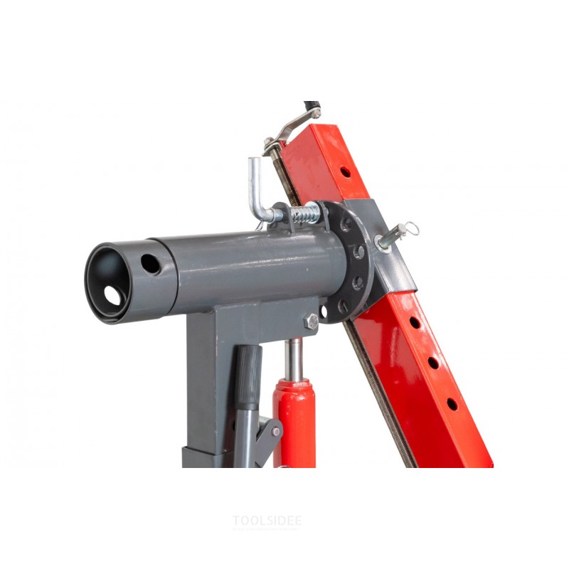 Vipbar brokonstruktion 360° 2 t mobile hjul 200 mm MW Tools