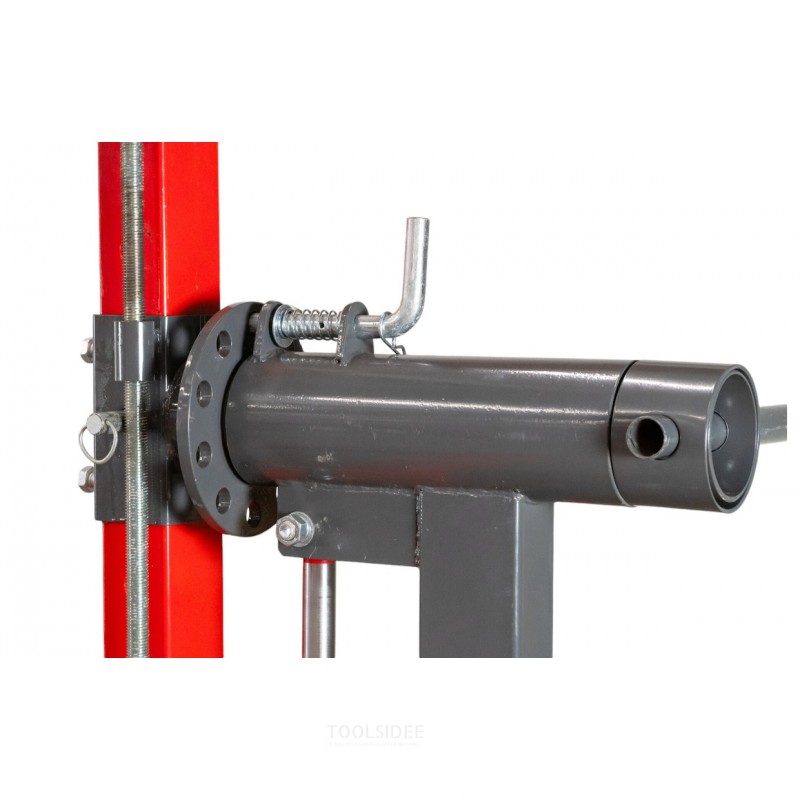 Vipbar brokonstruktion 360° 2 t mobile hjul 200 mm MW Tools