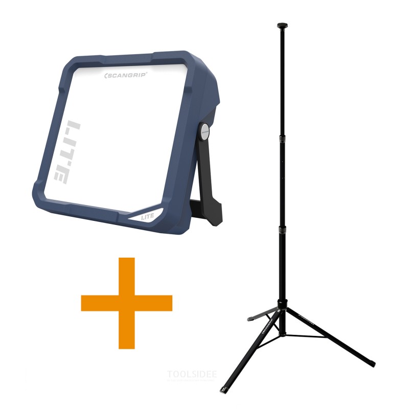 Scangrip Vega Lite 6000 Lm + Stativ 2 Meter