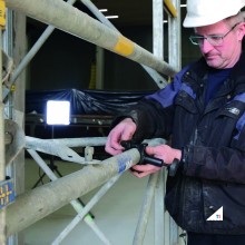 Scangrip Vega Lite 6000 Lm + Stativ 2 Meter