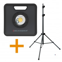 Scangrip set Construction lamp Nova 6K with tripod 3 mtr