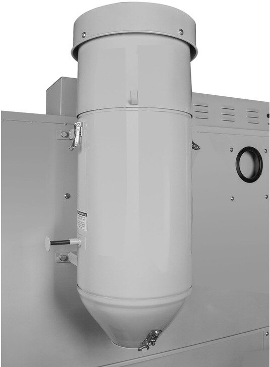 PACK Profi-Strahlkabine 990 L mit 25 kg Glasperlen und 25 kg Braunkorund MW Tools