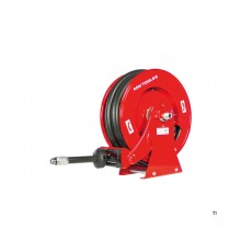 Dieselhaspel 10 m Ø 3/4 20 bar Stahl pulverbeschichtet mit Pistole, Drehkupplung und Montageplatte MW Tools