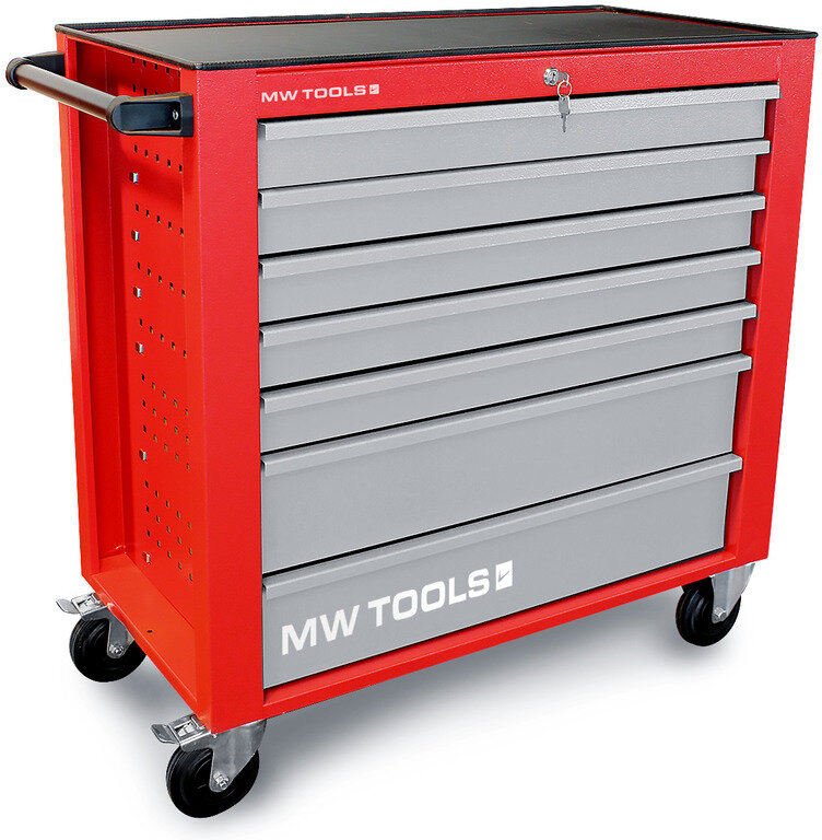 Fyldt værktøjsvogn STARTER 212-dele MW Tools