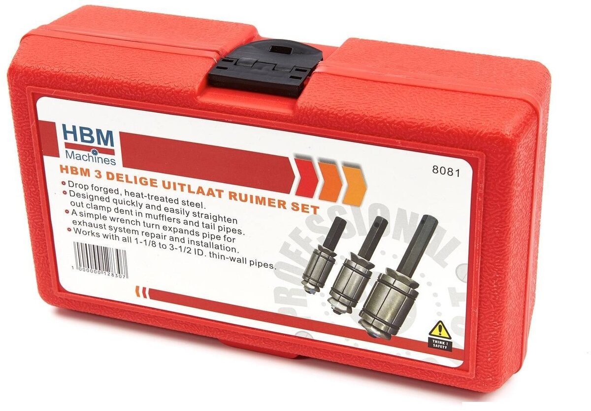 Hbm 3-delt udstødningsbredere sæt