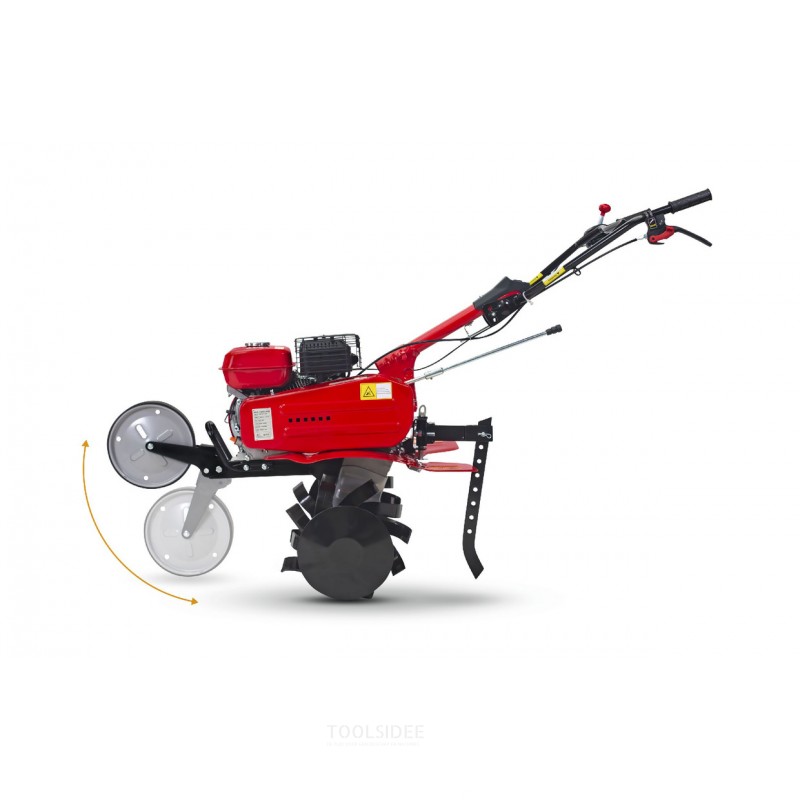 7 hk 75 cm remtræksmotor med ror + hjulsæt MW Tools