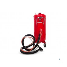 Mobiler Strahltank 106 Liter + 2 Säcke Strahlmittel SBLM050 MW Tools