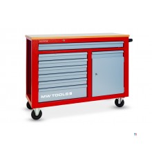 Fyldt værktøjsvogn med skab STARTER 212-delt MW Tools Fyldt værktøjsvogn med skab STARTER 212-delt MW Tools