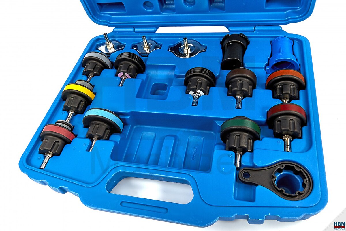 HBM 18-part cooling system diagnosis / extortion and filling set HBM 18-part cooling system diagnosis / extortion and filling set