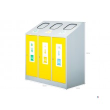 Abfalleinheit 3-teilig MW Tools