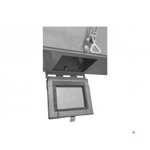 PACK Strahlkabine 415 L mit 25 kg Glasperlen und 25 kg Braunkorund MW Tools