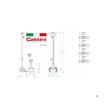 Mobil ventilator PE Ø915mm 270W 230V MW Værktøj Mobil ventilator PE Ø915mm 270W 230V MW Værktøj
