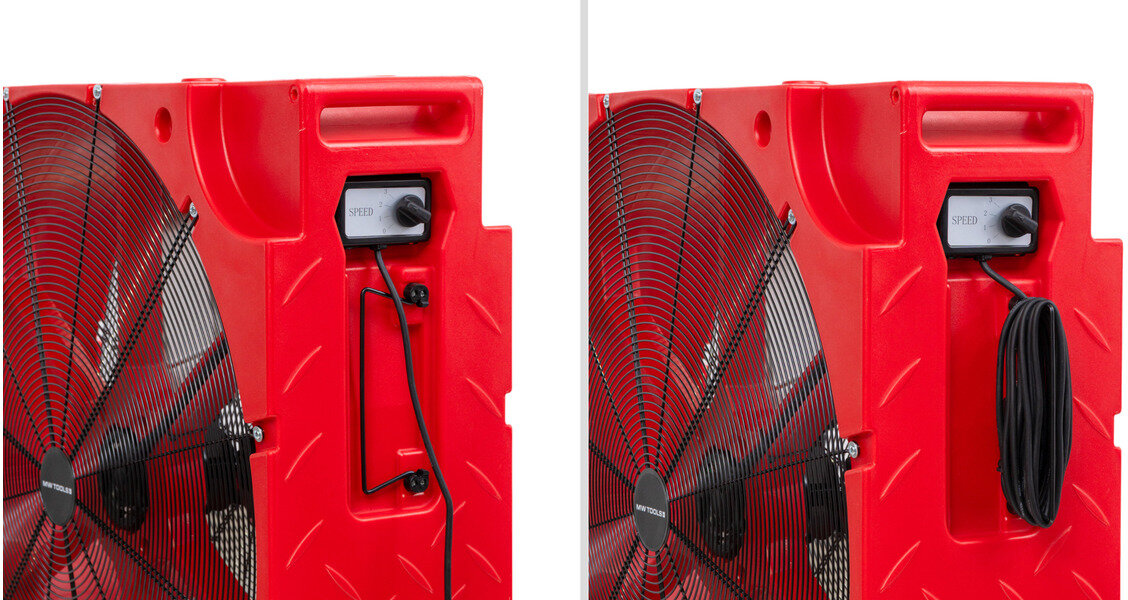 Mobil ventilator PE Ø915mm 270W 230V MW Værktøj Mobil ventilator PE Ø915mm 270W 230V MW Værktøj