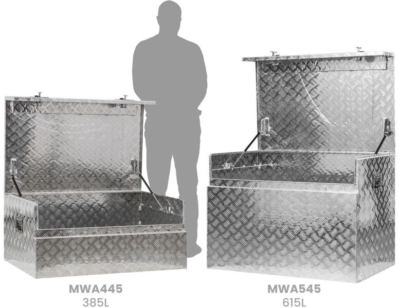 Valigia di trasporto in alluminio da 582 litri MW Tools