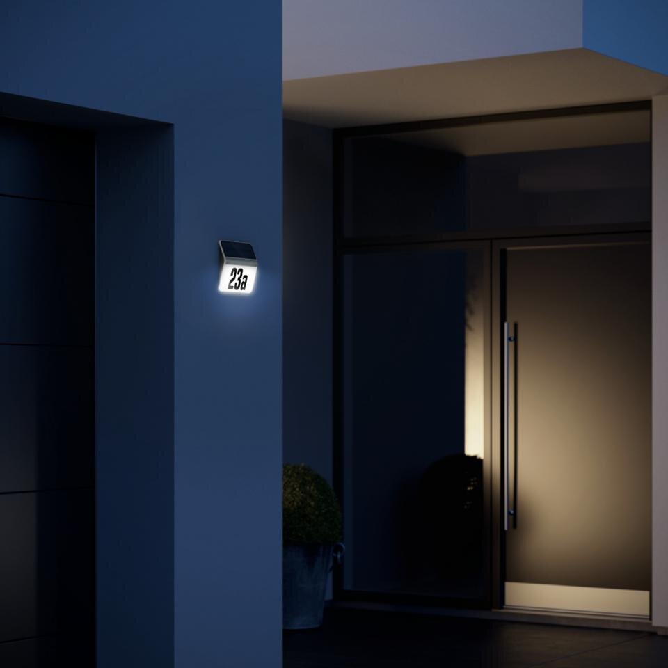 Steinel Sensor LED-lampe XSolar LH-N rustfrit stål