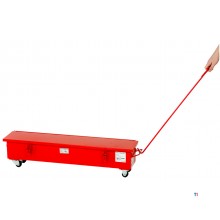 Set transportrollen 20 t 4 rollen en handvat MW Tools