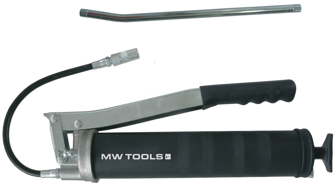 Fedtpresse 500 cc med fast og fleksibel slange MW Tools