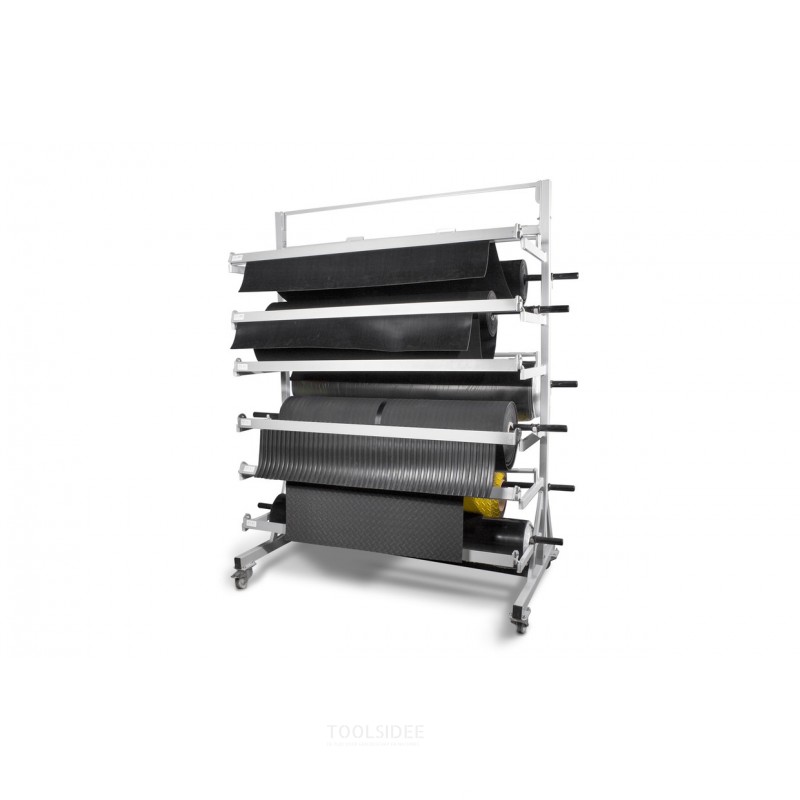 Kumirulla 10 m x 1200 mm x 3 mm riisinjyvä musta MW Tools