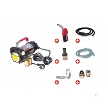 Sæt dieselpumpe 230V, pistol, slange, kobling MW Tools Sæt dieselpumpe 230V, pistol, slange, kobling MW Tools
