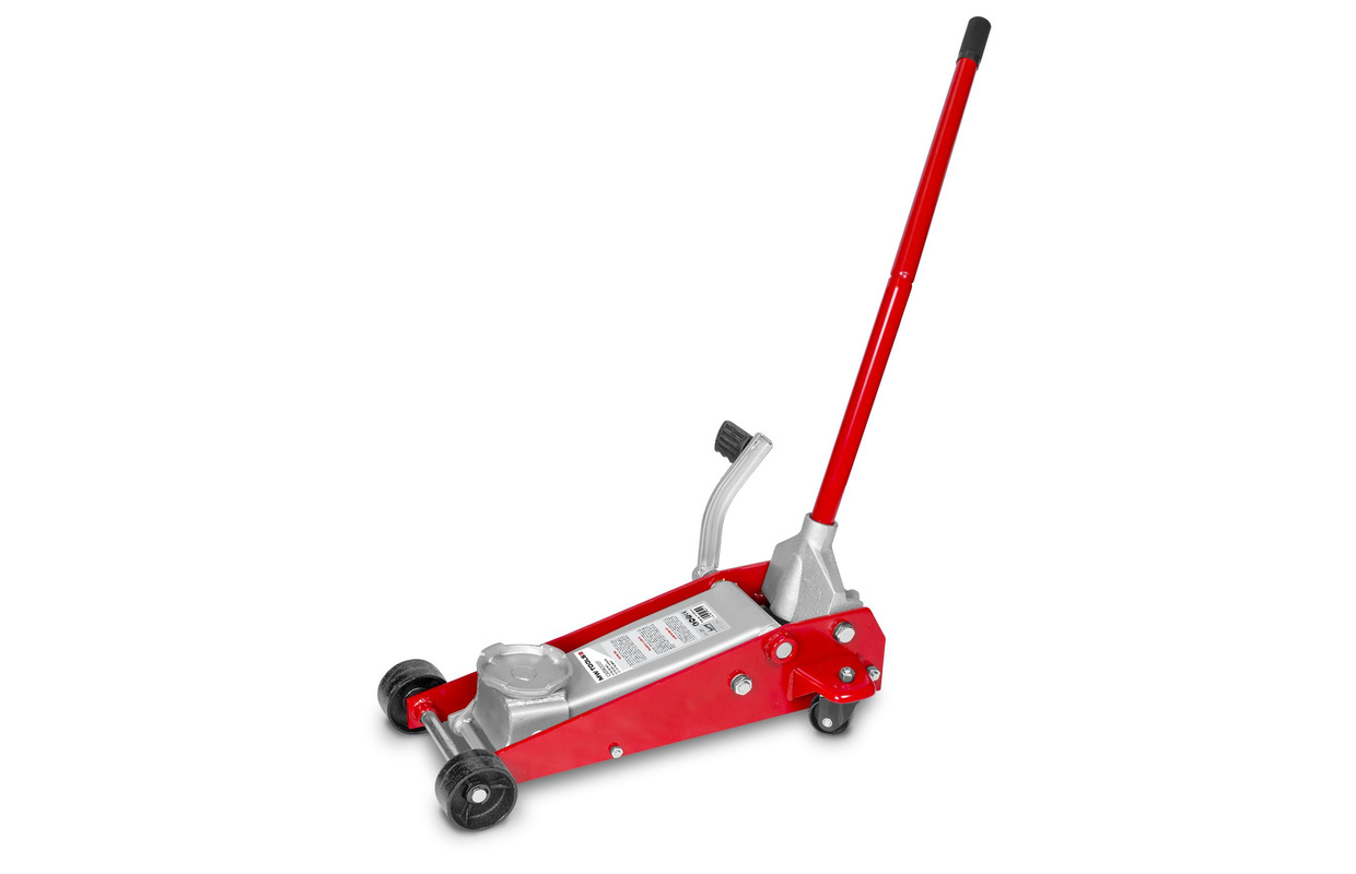 Quicklift garagedonkraft 3T med donkrafte, vogn og værkstedsskammel MW Tools