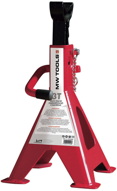 Quicklift garasjejekk 3T med jekkstativer, vogn og verkstedkrakk MW Tools