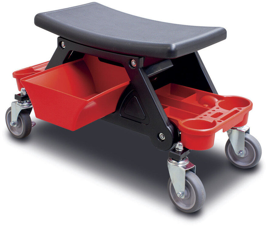 Quicklift garasjejekk 3T med jekkstativer, vogn og verkstedkrakk MW Tools