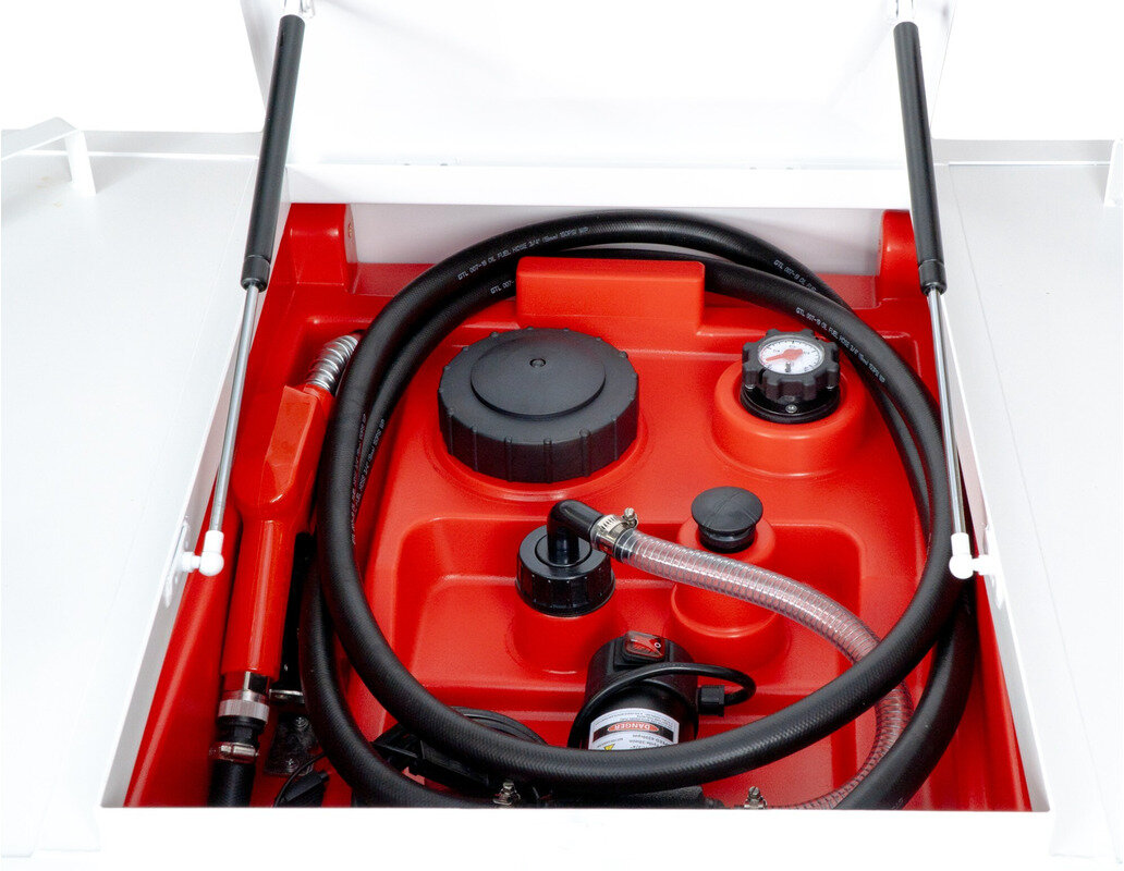 Tank Diesel metall 400l, pump 12V MW Verktyg