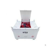 Tank Diesel metall 400l, pump 12V MW Verktyg