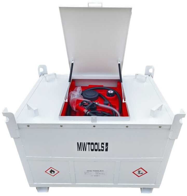 Tank Diesel metall 400l, pump 12V MW Verktyg