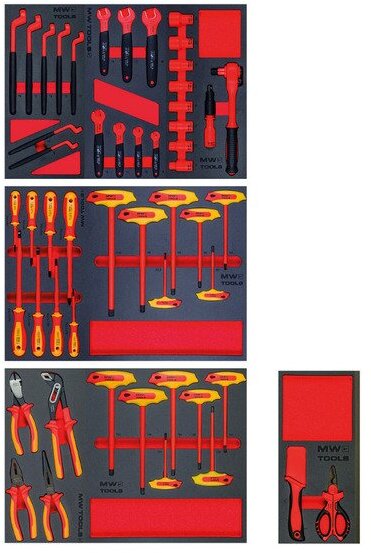 Komplettes 1000V EV-Set 51-teilig – Sicheres Arbeiten, professionell organisiert MW Tools