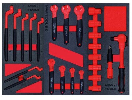 Komplettes 1000V EV-Set 51-teilig – Sicheres Arbeiten, professionell organisiert MW Tools