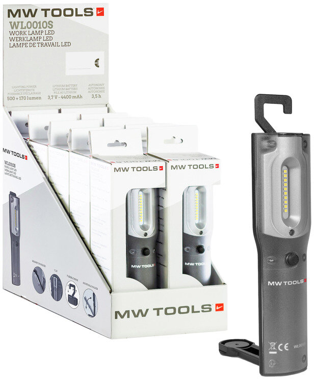 Display med 10 LED-ficklampor WL0010S MW Tools