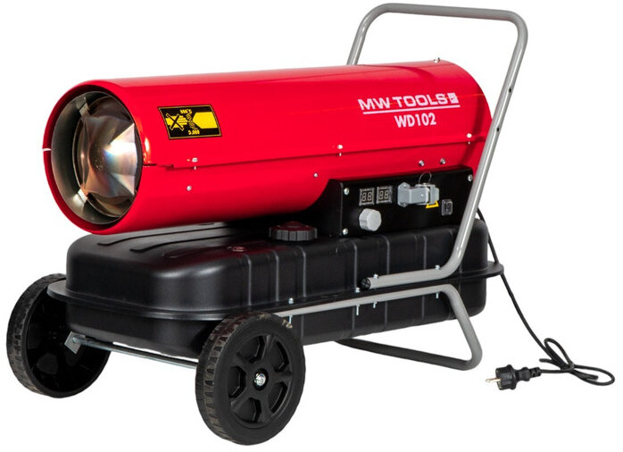 Varmluftblæser diesel 30kW MW Værktøj