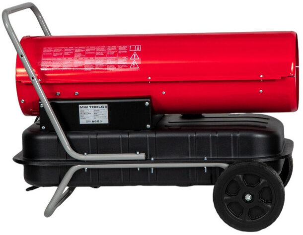 Varmluftblæser diesel 50kW MW Værktøj
