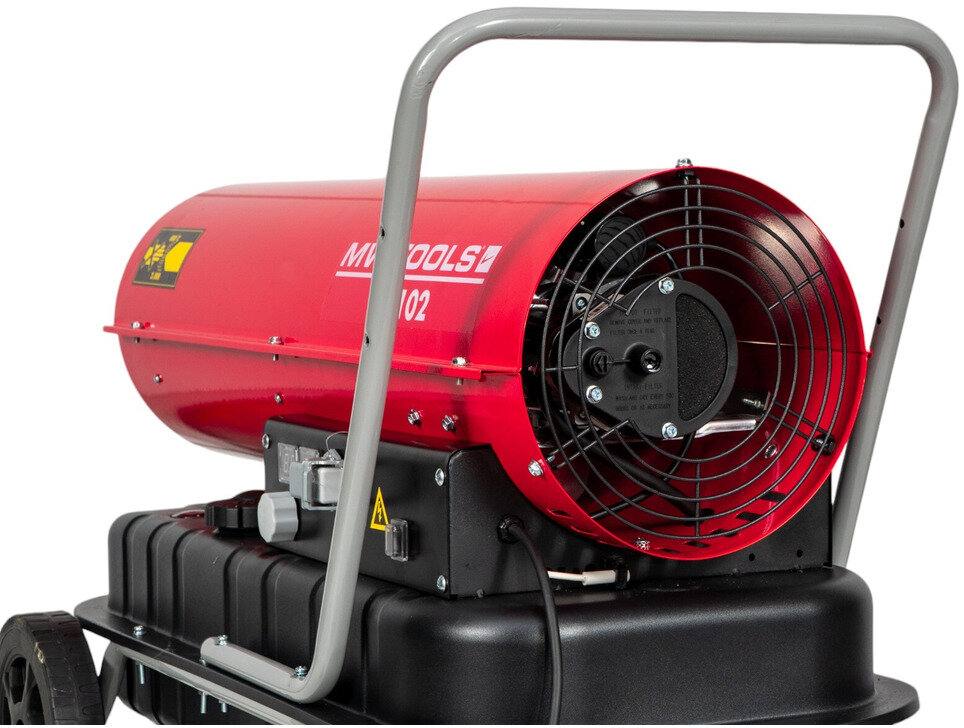 Varmluftblæser diesel 50kW MW Værktøj