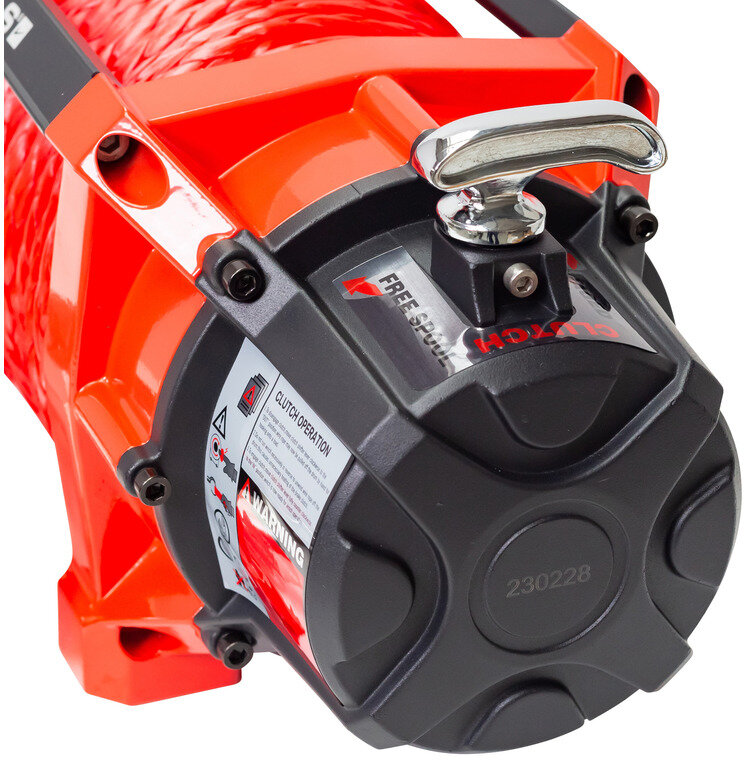 24V 8164 kg 22m Kunststoffseilwinde mit Funkfernbedienung MW Tools