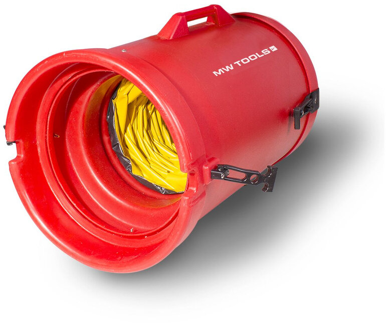 Ventilator 168W Ø 200 mm med tilbehør MW Tools