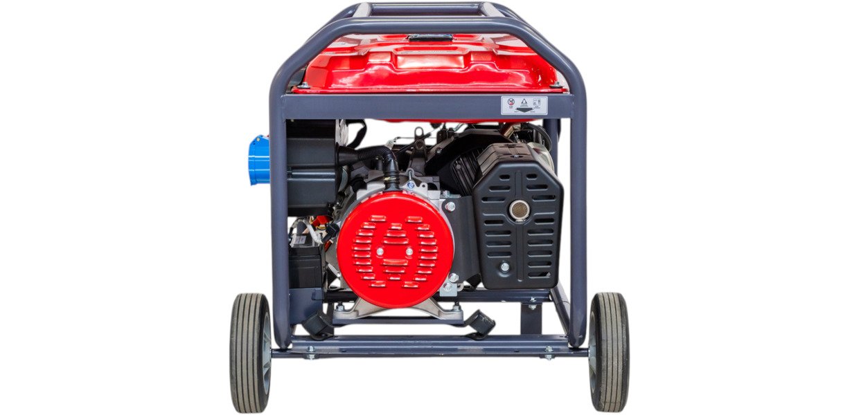 Benzingenerator 9,0 kW 3x400 V og 230 V elektrisk start 25 l tank MW Værktøj