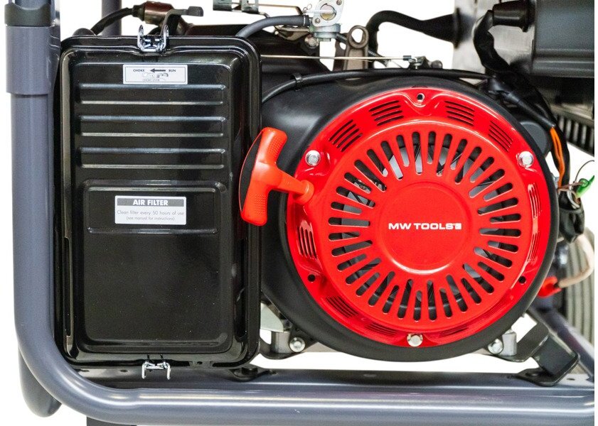 Benzingenerator 9,0 kW 3x400 V und 230 V Elektrostart 25 l Tank MW Tools