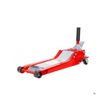 Hydraulic garage jack 2 t extra low and long with foot pedal MW Tools