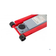 Hydraulic garage jack 2 t extra low and long with foot pedal MW Tools