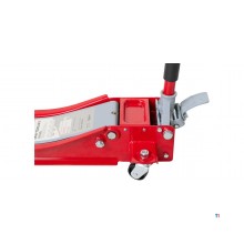 Hydraulisk garasjejekk 3 t ekstra lav og lang med fotpedal MW Tools