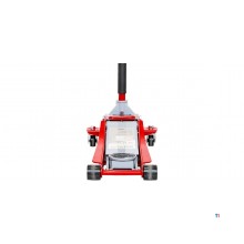 Hydraulisk garasjejekk 3 t ekstra lav og lang med fotpedal MW Tools