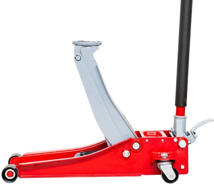 Hydraulisk garasjejekk 3 t ekstra lav og lang med fotpedal MW Tools