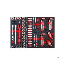 212-delt STARTER-værktøjssæt – Skumbakker, klar til at organisere MW-værktøjer