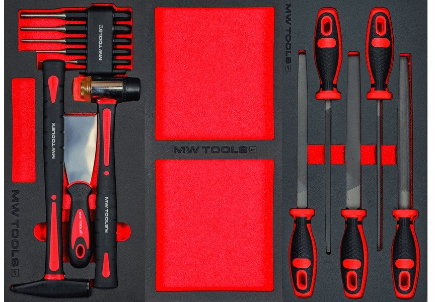 212-delt STARTER-værktøjssæt – Skumbakker, klar til at organisere MW-værktøjer