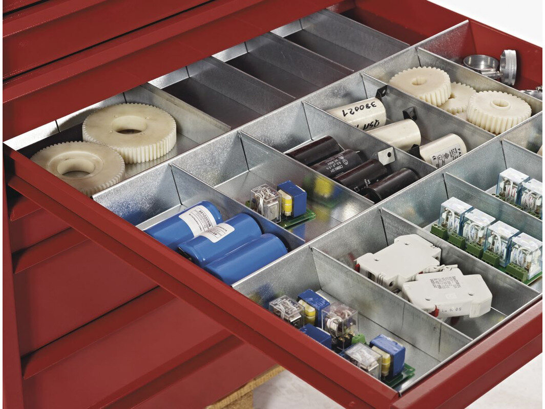 Schubladeneinteilung für Schubladenschränke MW Tools