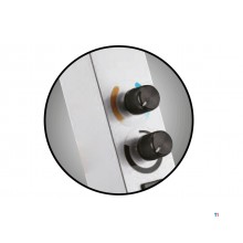 Werkstatt-LED-Leuchte mit Dimmer zur Farbtemperatur- und Helligkeitseinstellung 610 mm 230V MW Tools