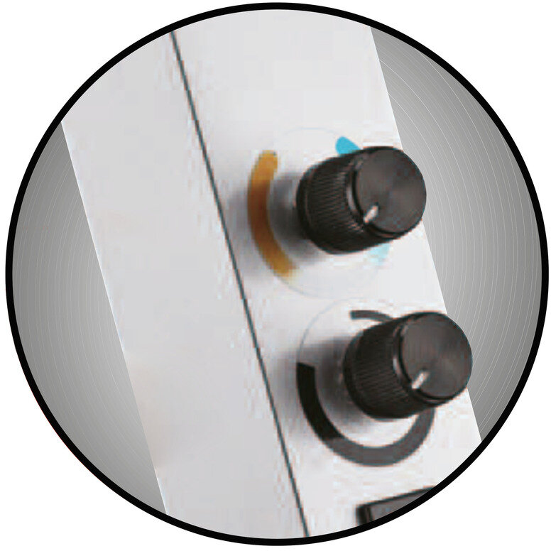 Werkstatt-LED-Leuchte mit Dimmer zur Farbtemperatur- und Helligkeitseinstellung 610 mm 230V MW Tools